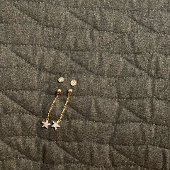 Long dazzling diamond earring - Picture 7 of 7